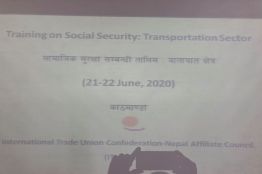 Leadership Training on Social Security: Transportation Sector